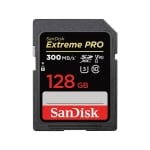 SANDISK Extreme PRO SDXC, 128GB, UHS-II, Up to 300 MB/s