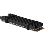 AXAGON CLR-M2L6 passive - M.2 SSD, 80mm SSD, ALU body, silicone thermal pads, height 6mm