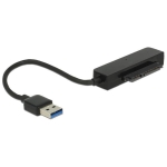 Delock, USB 3.0 Type-A male to SATA 6 Gb/s 22 pin, 2.5″ case