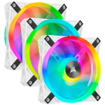 Corsair fanQL Series QL120 RGB LED, 3x 120mm, Lighting Node CORE, white