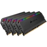 Памет Corsair DDR4, 3200MHz 32GB 4x8GB Dimm, Unbuffered, 16-18-18-36, XMP 2.0, DOMINATOR PLATINUM RGB Black Heatspreaders, RGB LED, 1.35V, EAN:0840006607397