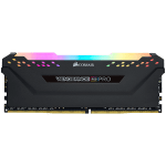 Памет Corsair DDR4, 3600MHz 16GB 1x16GB DIMM, Unbuffered, 18-22-22-42, Base SPD@2666, XMP 2.0, VENGEANCE RGB PRO Heatspreader, RGB LED, 1.35V. for AMD, EAN:0840006629634