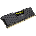 Памет Corsair DDR4, 3200MHz 8GB 1x8GB DIMM, Unbuffered, 16-18-18-36, SPD base 2666, XMP 2.0, Vengeance LPX Black Heatspreader, Black PCB, 1.35V, for Ryzen/AM4, EAN:0840006629603