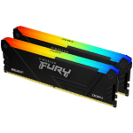 Памет Kingston 16GB 3200MT/s DDR4 CL16 DIMM (Kit of 2) FURY Beast RGB, EAN: 740617337532