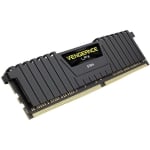 Памет Corsair DDR4, 3000MHz 8GB 1x8GB Dimm, Unbuffered, 16-20-20-38, XMP 2.0, Vengeance LPX black Heatspreader, Black PCB, 1.35V, EAN:0843591077927