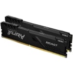 Памет Kingston 16GB 3600MT/s DDR4 CL17 DIMM (Kit of 2) FURY Beast Black, EAN: 740617319781