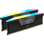 Памет Corsair DDR5, 6000MT/s 32GB 2x16GB DIMM, Unbuffered, 36-36-36-76, Std PMIC, AMD EXPO, VENGEANCE RGB DDR5 Cool Grey Heatspreader, Black PCB, 1.35V, EAN:0840006600114