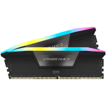 Памет Corsair DDR5, 6000MT/s 32GB 2x16GB DIMM, Unbuffered, 36-36-36-76, Std PMIC, AMD EXPO, VENGEANCE RGB DDR5 Cool Grey Heatspreader, Black PCB, 1.35V, EAN:0840006600114