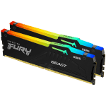 Памет Kingston 32GB 5200MT/s DDR5 CL36 DIMM (Kit of 2) FURY Beast RGB EXPO