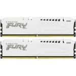 Памет Kingston 64GB 5200MT/s DDR5 CL36 DIMM (Kit of 2) FURY Beast White RGB EXPO, EAN: 740617333527