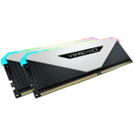 Памет Corsair DDR4, 3200MHz 16GB 2x8GB Dimm, Unbuffered, 16-20-20-38, XMP 2.0, Vengeance RGB RT, RGB LED, Black PCB, 1.35V, for AMD Ryzen, EAN:0840006650485
