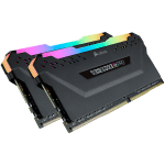 Памет Corsair DDR4, 3200MHz 16GB 2x8GB DIMM, Unbuffered, 16-18-18-36, XMP 2.0, VENGEANCE RGB PRO Heatspreader, RGB LED, 1.35V, EAN:0843591075381