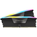 Памет Corsair DDR5, 6000MT/s 32GB 2x16GB DIMM, Unbuffered, 36-44-44-96, Std PMIC, XMP 3.0, VENGEANCE RGB DDR5, Black PCB, 1.4V