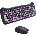 CANYON HSET-W6 Keyboard+Mouse Kitty Edition AAA+АА Wireless Violet