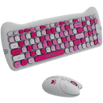 CANYON HSET-W6 Keyboard+Mouse Kitty Edition AAA+АА Wireless Pink
