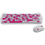 CANYON HSET-W6 Keyboard+Mouse Kitty Edition AAA+АА Wireless Pink