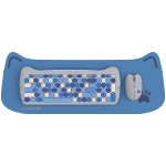 CANYON HSET-W6 Keyboard+Mouse Kitty Edition AAA+АА Wireless Blue