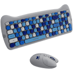 CANYON HSET-W6 Keyboard+Mouse Kitty Edition AAA+АА Wireless Blue