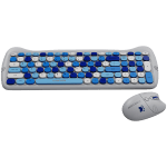 CANYON HSET-W6 Keyboard+Mouse Kitty Edition AAA+АА Wireless Blue