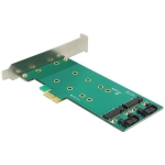 Delock PCI Express x1 - 2 x internal M.2 Key B 110 mm, Low Profile Form Factor