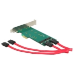 Delock PCI Express x1 - 2 x internal M.2 Key B 110 mm, Low Profile Form Factor