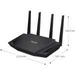 ASUS RT-AX58U V2, AX3000 Dual Band WiFi 6 (802.11ax)