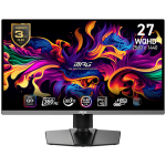MSI MPG 271QRX QD-OLED Gaming Monitor, 27 inch 360Hz, WQHD (2560x1440) 16:9, QD-OLED Anti-Reflection, 0.03ms, 250nits, 1500000:1, 178°/178°, AMD FreeSync Premium Pro, Adjustable Stand, 1x DP, 2x