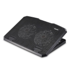 Hama cooling laptop stand Black Metal, 40 cm (15.6"), 126806