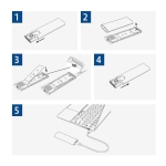 ACT AC1615, USB-C M.2 NVMe / PCIe SSD