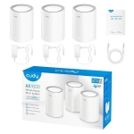 Cudy AX1800, Wireless Mesh System, 3 - Pack, 2.4/5 GHz, 574 - 1201 Mbps