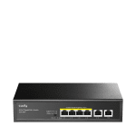 Cudy GS1006P, 6 x ports switch 10/100/1000Mbps PoE, 65W