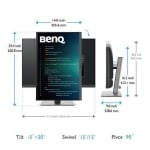 BenQ RD240Q - 24 inch 2560x1600, IPS, 5 ms, 60Hz, HDR10