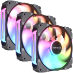 Вентилатори Cougar APOLAR 120 ARGB Black (3 fan package)