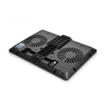 DeepCool U-PAL, 15.6", 140 mm, Black