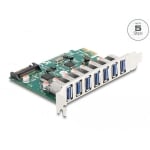 Delock card PCI Express x4 to 7 x external USB 5 Gbps Type-A