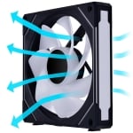 Lian-Li UNI SL-INF Reverse Blade, 140 ARGB PWM, Black