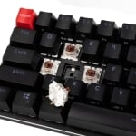 Glorious GMMK Black Compact - Gateron Brown Switches, US-Layout