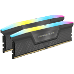 Памет CORSAIR VENGEANCE RGB DDR5 32GB (2x16GB) DDR5 6000 CL36-44-44-96 1.4V AMD EXPO Memory - Grey,  0840006679653