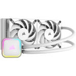 Охлаждане Corsair iCUE H100i RGB ELITE Liquid CPU Cooler - White, 240mm