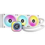 Охлаждане CORSAIR iCUE LINK H150i LCD White AIO, 360mm
