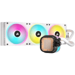 Охлаждане CORSAIR iCUE LINK H150i LCD White AIO, 360mm
