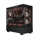 Кутия 1stPlayer MIKU Mi5, mATX, Черна