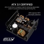 Захраване CORSAIR RMx Series, RM850x, 850W, ATX 3.1, Cybenetics Gold Certified, Fully Modular Power Supply