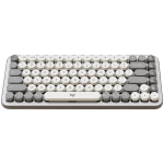 LOGITECH POP ICON KEYS - OFF WHITE - US INT'L - BT  - INTNL-973