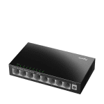 Cudy FS108, 8-ports 10/100 Mbps RJ 45, Black