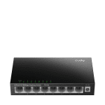 Cudy FS108, 8-ports 10/100 Mbps RJ 45, Black