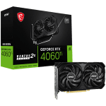 Видео карта MSI RTX 4060 Ti 8G VENTUS 2X BLACK E1 OC
