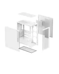 Кутия DeepCool CG580, ATX, White