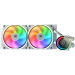 Охладител за процесор COUGAR AIO Liquid Cooling Poseidon Elite ARGB 240 White