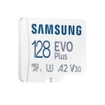 Samsung EVO Plus, microSDXC, UHS-I, 128GB, Adapter